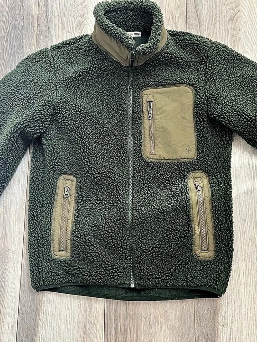 JW Anderson UNIQLO x JW ANDERSON fleece jacket Forest Green Fleece Jacket Size X